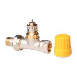Danfoss Ventilgehäuse RA-UN, DN 10, R 3/8", Durchgangsausführung, matt vernickelt, 01... DANFOSS-013G3002 5702421034507 (Abb. 1)