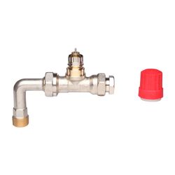 Danfoss Ventilgehäuse RA-K Durchgangsausführung mit Bogen, R 1/2", Kvs: 2,5, 013G3363... DANFOSS-013G3363 5702420031798 (Abb. 1)