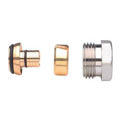 Danfoss Klemmverbinder, R 1/2"AG auf 15x2,5mm, für VPE-Kunststoffrohre PEX, vernickel... DANFOSS-013G4147 5702420032849 (Abb. 1)