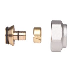 Danfoss Klemmverbinder, G 3/4" Innengewinde auf 14x2mm, für VPE-Kunststoffrohre PEX... DANFOSS-013G4154 5702420032887 (Abb. 1)