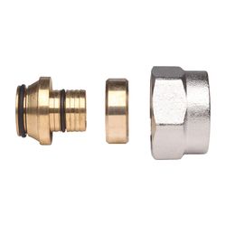 Danfoss Klemmverbinder, G 3/4" Innengewinde auf 20x2,5mm, für VPE-Kunststoffrohre PEX... DANFOSS-013G4161 5702420033471 (Abb. 1)