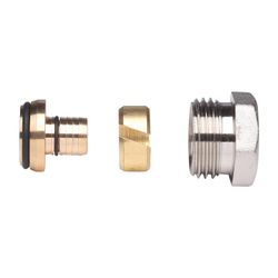 Danfoss Klemmverbinder, R 1/2"AG auf 14x2mm, für Alu-Verbundrohre AluPex, vernickelt... DANFOSS-013G4174 5702420033006 (Abb. 1)