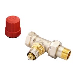 Danfoss Ventilgehäuse RA-N, DN 15, R 1/2", Durchgangsausführung, vernickelt, 013G0014... DANFOSS-013G0014 5702420005027 (Abb. 1)