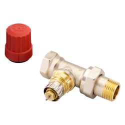 Danfoss Ventilgehäuse RA-N, DN 15, R 1/2", Durchgangsausführung, vernickelt, 013G0014... DANFOSS-013G0014 5702420005027 (Abb. 1)