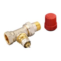 Danfoss Ventilgehäuse RA-N, DN 15, R 1/2", Durchgangsausführung, vernickelt, 013G0014... DANFOSS-013G0014 5702420005027 (Abb. 1)