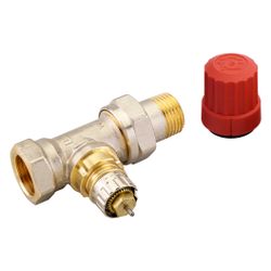 Danfoss Ventilgehäuse RA-N, DN 15, R 1/2", Durchgangsausführung, vernickelt, 013G0014... DANFOSS-013G0014 5702420005027 (Abb. 1)