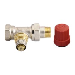 Danfoss Ventilgehäuse RA-N, DN 15, R 1/2", Durchgangsausführung, vernickelt, 013G0014... DANFOSS-013G0014 5702420005027 (Abb. 1)