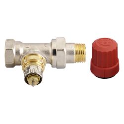 Danfoss Ventilgehäuse RA-N, DN 15, R 1/2", Durchgangsausführung, vernickelt, 013G0014... DANFOSS-013G0014 5702420005027 (Abb. 1)