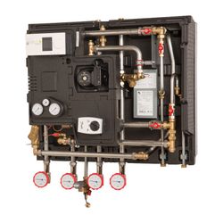 Danfoss Hausstation Compact 28 VVX-FI SLS 1-1 FBH PWH-TR-2xSTW Trinkwarmwasser (PWH) ... DANFOSS-144H3381 5706562168008 (Abb. 1)