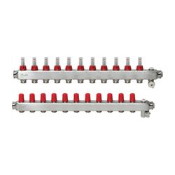 Danfoss Verteiler für Fussbodenheizungen SSM-11F 11 Kreise, mit Durchflussanzeige, 08... DANFOSS-088U0761 5702425114748 (Abb. 1)
