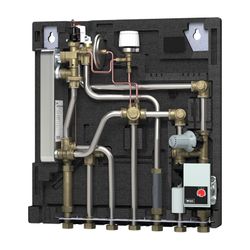 Danfoss Wohnungsstation Evoflat MSS 2, NT-Heizung, 45kW, Dämmhaube, Hygiene Temperatu... DANFOSS-145B1721 5702424653408 (Abb. 1)