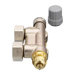 Danfoss Anschlussarmatur VHS-E für Einrohrheizung, R 1/2", Eckausführung, Verkehrswei... DANFOSS-013G4691 5702420046709 (Abb. 1)
