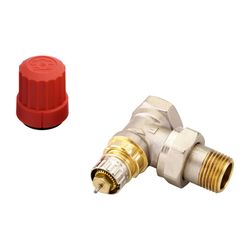Danfoss Ventilgehäuse RA-N, DN 15, R 1/2", Eckausführung, vernickelt, 013G0013... DANFOSS-013G0013 5702420011646 (Abb. 1)