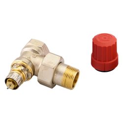 Danfoss Ventilgehäuse RA-N, DN 20, Rp 3/4", Eckausführung, vernickelt, 013G0015... DANFOSS-013G0015 5702420005249 (Abb. 1)