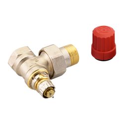 Danfoss Ventilgehäuse RA-N, DN 20, Rp 3/4", Eckausführung, vernickelt, 013G0015... DANFOSS-013G0015 5702420005249 (Abb. 1)