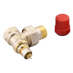 Danfoss Ventilgehäuse RA-N, DN 20, Rp 3/4", Eckausführung, vernickelt, 013G0015... DANFOSS-013G0015 5702420005249 (Abb. 1)