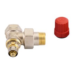 Danfoss Ventilgehäuse RA-N, DN 20, Rp 3/4", Eckausführung, vernickelt, 013G0015... DANFOSS-013G0015 5702420005249 (Abb. 1)