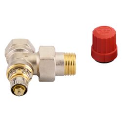 Danfoss Ventilgehäuse RA-N, DN 20, Rp 3/4", Eckausführung, vernickelt, 013G0015... DANFOSS-013G0015 5702420005249 (Abb. 1)
