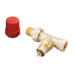 Danfoss Ventilgehäuse RA-N, DN 10, R 3/8", Durchgangsausführung, matt vernickelt, 013... DANFOSS-013G0032 5702420009292 (Abb. 1)