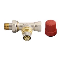 Danfoss Ventilgehäuse RA-N, DN 10, R 3/8", Durchgangsausführung, matt vernickelt, 013... DANFOSS-013G0032 5702420009292 (Abb. 1)