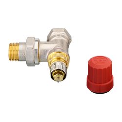 Danfoss Ventilgehäuse RA-N, DN 15, R 1/2", Eckausführung, matt vernickelt, 013G0033... DANFOSS-013G0033 5702420007847 (Abb. 1)