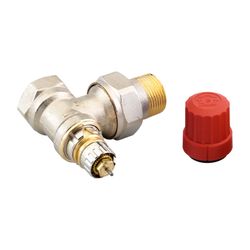 Danfoss Ventilgehäuse RA-N, DN 20, R 3/4", Eckausführung, matt vernickelt, 013G0035... DANFOSS-013G0035 5702420003276 (Abb. 1)