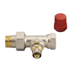 Danfoss Ventilgehäuse RA-N, DN 20, R 3/4", Durchgangsausführung, matt vernickelt, 013... DANFOSS-013G0036 5702420007496 (Abb. 1)