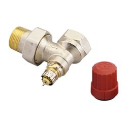 Danfoss Ventilgehäuse RA-N, DN 25, R 1", Eckausführung, matt vernickelt, 013G0037... DANFOSS-013G0037 5702420001678 (Abb. 1)