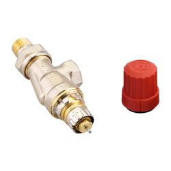Danfoss Ventilgehäuse RA-N, DN 10, R 3/8", Axialausführung, matt vernickelt, 013G0151... DANFOSS-013G0151 5702420007366 (Abb. 1)