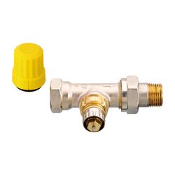 Danfoss Ventilgehäuse RA-UN, DN 15, R 1/2", Durchgangsausführung, matt vernickelt, 01... DANFOSS-013G3004 5702421034521 (Abb. 1)