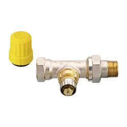 Danfoss Ventilgehäuse RA-UN, DN 15, R 1/2", Durchgangsausführung, matt vernickelt, 01... DANFOSS-013G3004 5702421034521 (Abb. 1)