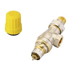 Danfoss Ventilgehäuse RA-UN, DN 10, R 3/8", Axialausführung, matt vernickelt, 013G304... DANFOSS-013G3041 5702421034552 (Abb. 1)
