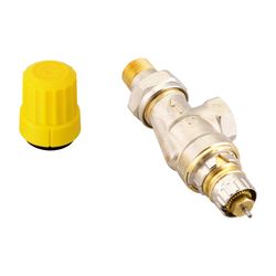 Danfoss Ventilgehäuse RA-UN, DN 10, R 3/8", Axialausführung, matt vernickelt, 013G304... DANFOSS-013G3041 5702421034552 (Abb. 1)