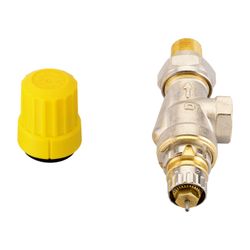 Danfoss Ventilgehäuse RA-UN, DN 10, R 3/8", Axialausführung, matt vernickelt, 013G304... DANFOSS-013G3041 5702421034552 (Abb. 1)