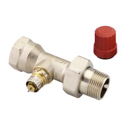 Danfoss Ventilgehäuse RA-N, DN 25, R 1", Durchgangsausführung, matt vernickelt, 013G0... DANFOSS-013G0038 5702420003054 (Abb. 1)