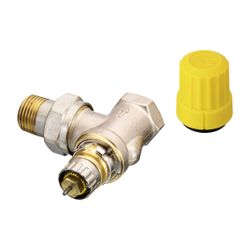 Danfoss Ventilgehäuse RA-UR, DN 15, R 1/2", Eckausführung, matt vernickelt, 013G3229... DANFOSS-013G3229 5702420032481 (Abb. 1)