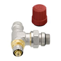 Danfoss Ventilgehäuse RA-N, DN 15, Pressfit R 1/2", Eckausführung, matt vernickelt, 0... DANFOSS-013G3237 5702420091709 (Abb. 1)