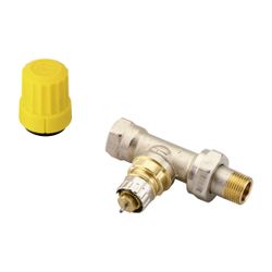 Danfoss Ventilgehäuse RA-UR, DN 10, R 3/8", Durchgangsausführung, matt vernickelt, 01... DANFOSS-013G3298 5702420003955 (Abb. 1)
