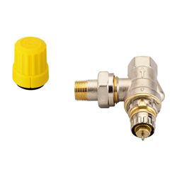 Danfoss Ventilgehäuse RA-UR, DN 10, R 3/8", Eckausführung, matt vernickelt, 013G3299... DANFOSS-013G3299 5702420000244 (Abb. 1)