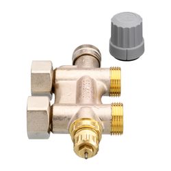 Danfoss Anschlussarmatur VHS-E für Einrohrheizung, R 1/2", Durchgangsausführung, Verk... DANFOSS-013G4692 5702420046716 (Abb. 1)