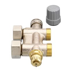 Danfoss Anschlussarmatur VHS-E für Einrohrheizung, R 1/2", Durchgangsausführung, Verk... DANFOSS-013G4692 5702420046716 (Abb. 1)