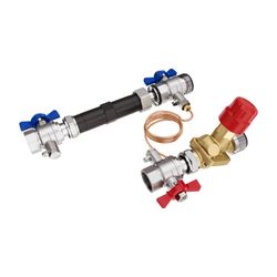 Danfoss Verbindungs-Set, horizontal, DN 15, für AB-PM Rohr G 3/4" A, Verteiler G 1" A... DANFOSS-003Z1477 5702424222093 (Abb. 1)