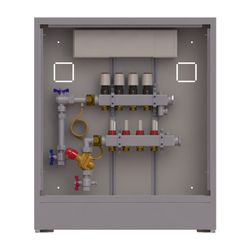 Danfoss Verteilerstation UnoFloor Comfort 4L, 4 Heizkreise, links, mit AB-PM-Set, 230... DANFOSS-088X3204 5702425243905 (Abb. 1)