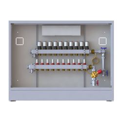 Danfoss Verteilerstation UnoFloor Comfort 10R, 10 Heizkreise, rechts, mit AB-PM-Set, ... DANFOSS-088X3230 5702425244025 (Abb. 1)