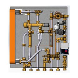 Danfoss Wohnungsstation AkvaLux MSS NT-Heizung, 78kW, 145B3033... DANFOSS-145B3033 5702424653774 (Abb. 1)