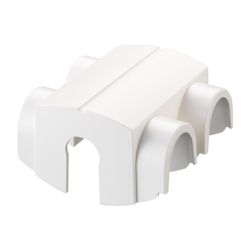 Danfoss Kunststoffabdeckung für VHS, Durchgangsausführung, Badheizkörper, Weiß, 013G4... DANFOSS-013G4674 5702420052557 (Abb. 1)