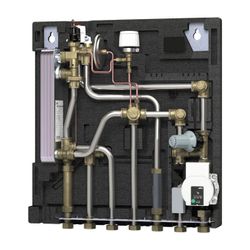 Danfoss Wohnungsstation Evoflat MSS 3, NT-Heizung, 55kW, Dämmhaube, Hygiene Temperatu... DANFOSS-145B1922 5702424653552 (Abb. 1)