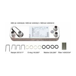 Danfoss Service Kit, E HEX 26-Platten Wärmetauscher für EvoFlat, 145H4747... DANFOSS-145H4747 5702424654597 (Abb. 1)