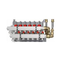 Danfoss Verteiler für VX-F Station 12 Kreise, mit Durchflussanzeige... DANFOSS-145H0512 5702428525442 (Abb. 1)