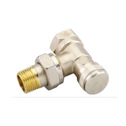Danfoss Rücklaufverschraubung RLV 15, R 1/2", Eckausführung, vernickelt, 003L0143... DANFOSS-003L0143 5702420030999 (Abb. 1)